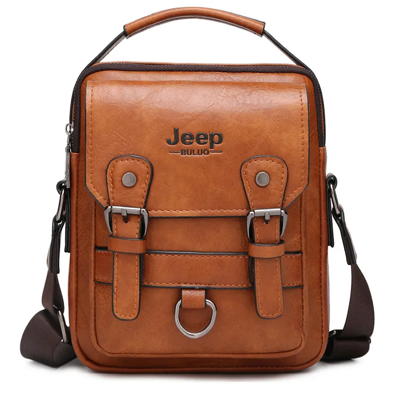 Genuine Leather Crossbody Travel / Work Bag