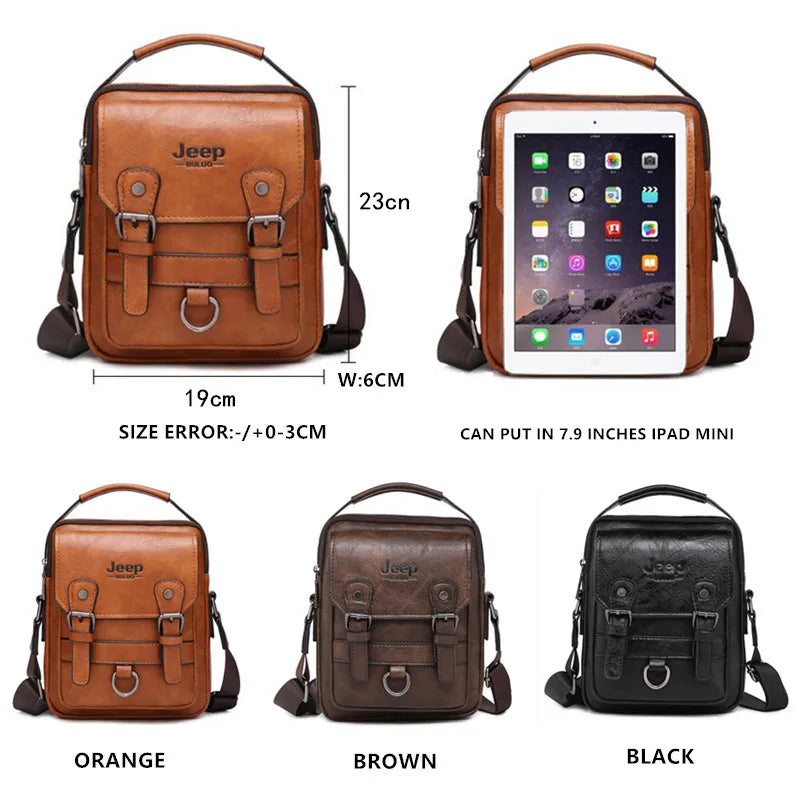 Genuine Leather Crossbody Travel / Work Bag