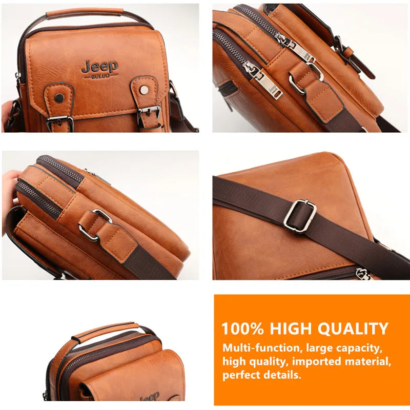 Genuine Leather Crossbody Travel / Work Bag