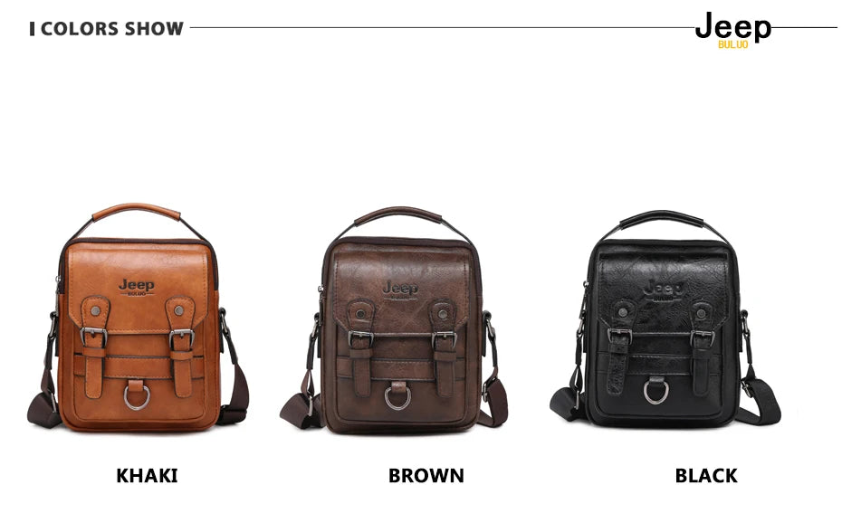Genuine Leather Crossbody Travel / Work Bag