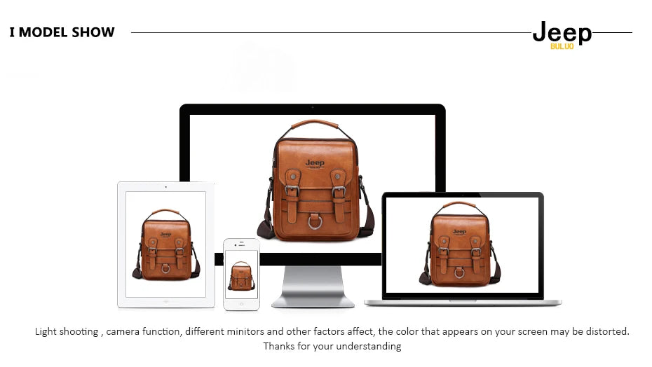 Genuine Leather Crossbody Travel / Work Bag