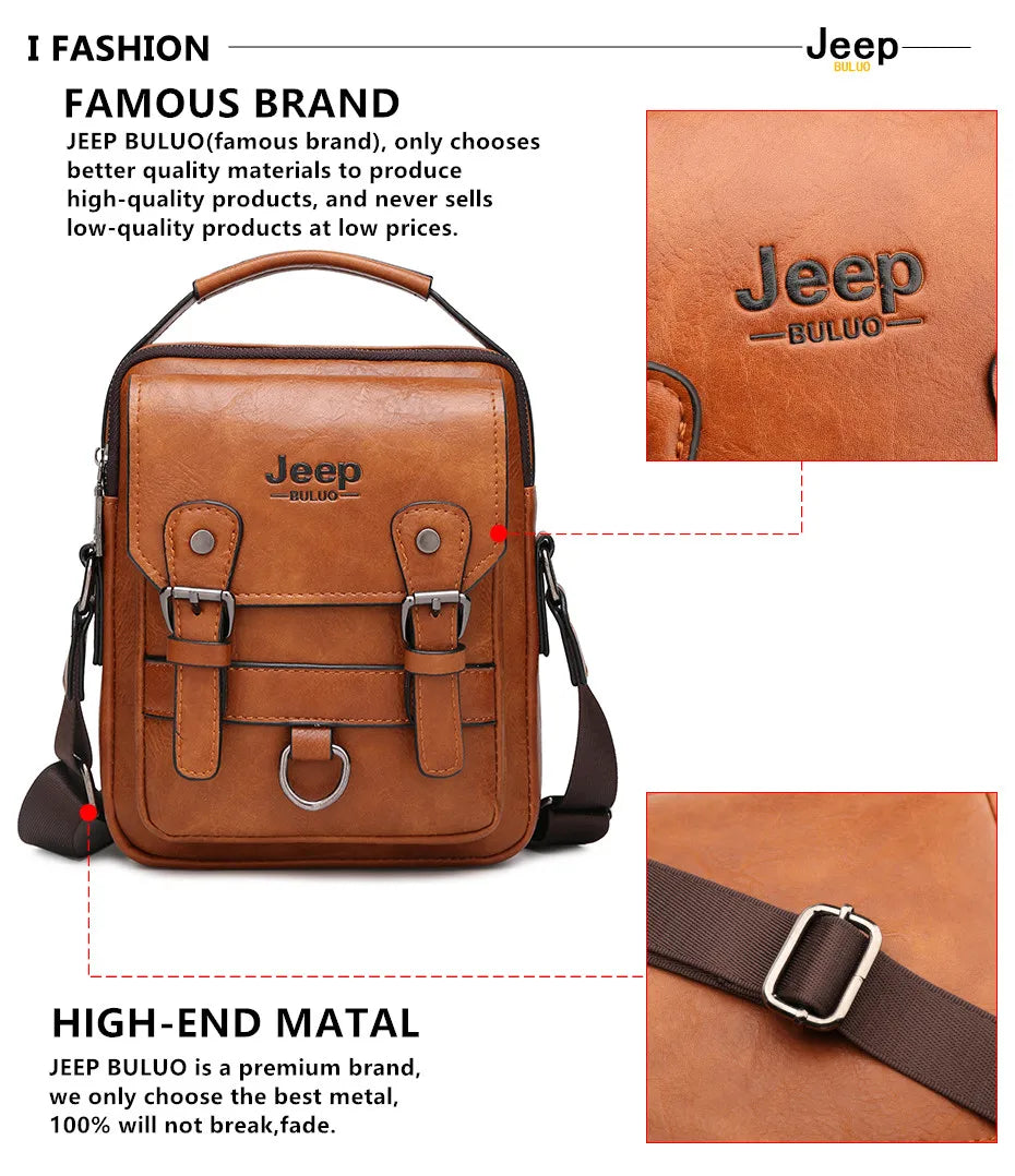 Genuine Leather Crossbody Travel / Work Bag