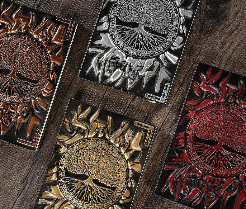 Tree of Life Leather Journal | Embossed Travel Notebook