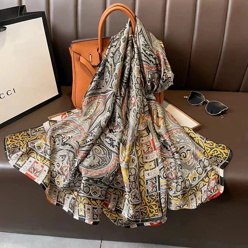 Luxury Multi-Use Travel Shawl | Scarf, Wrap, Blanket & Pillow in One