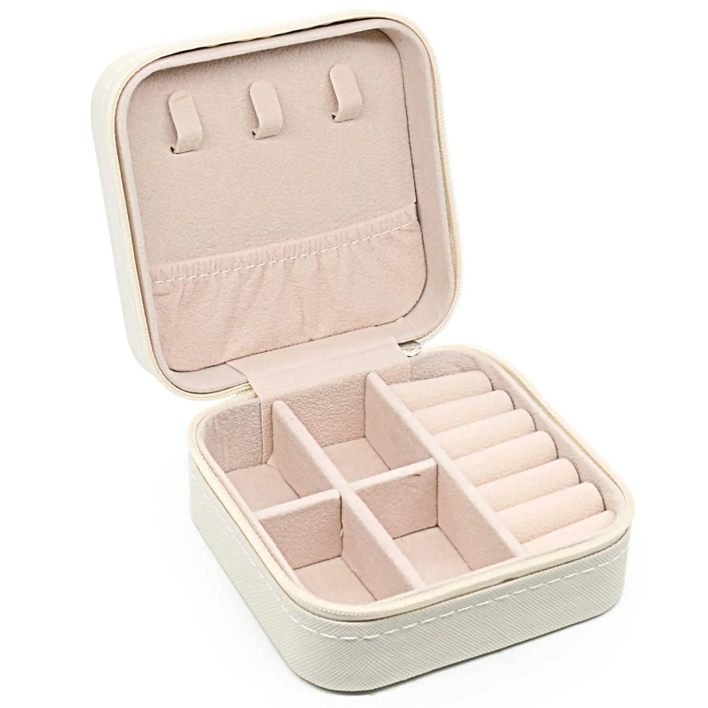 Mini Jewellery Storage Box | Portable PU Leather Travel Organiser Case
