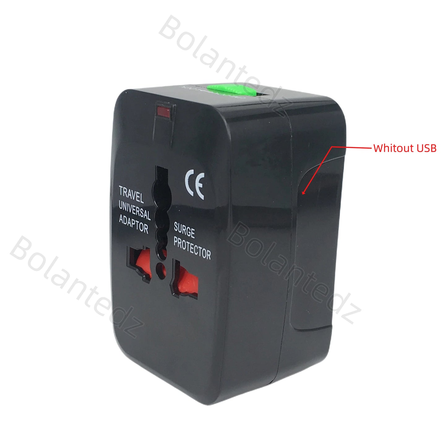 All-in-One Universal Travel Adapter | 2 USB + 1 Type-C | AU/US/UK/EU Plug