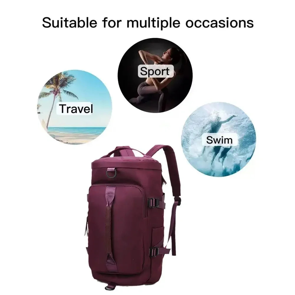 Gilded Alchemy Travel Outdoor Gym Backpacks Waterproof Sport Carry-on Luggage