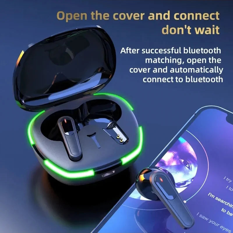TWS Pro60 Wireless Earphones | Bluetooth Noise Cancelling Sport Earbuds with Mic