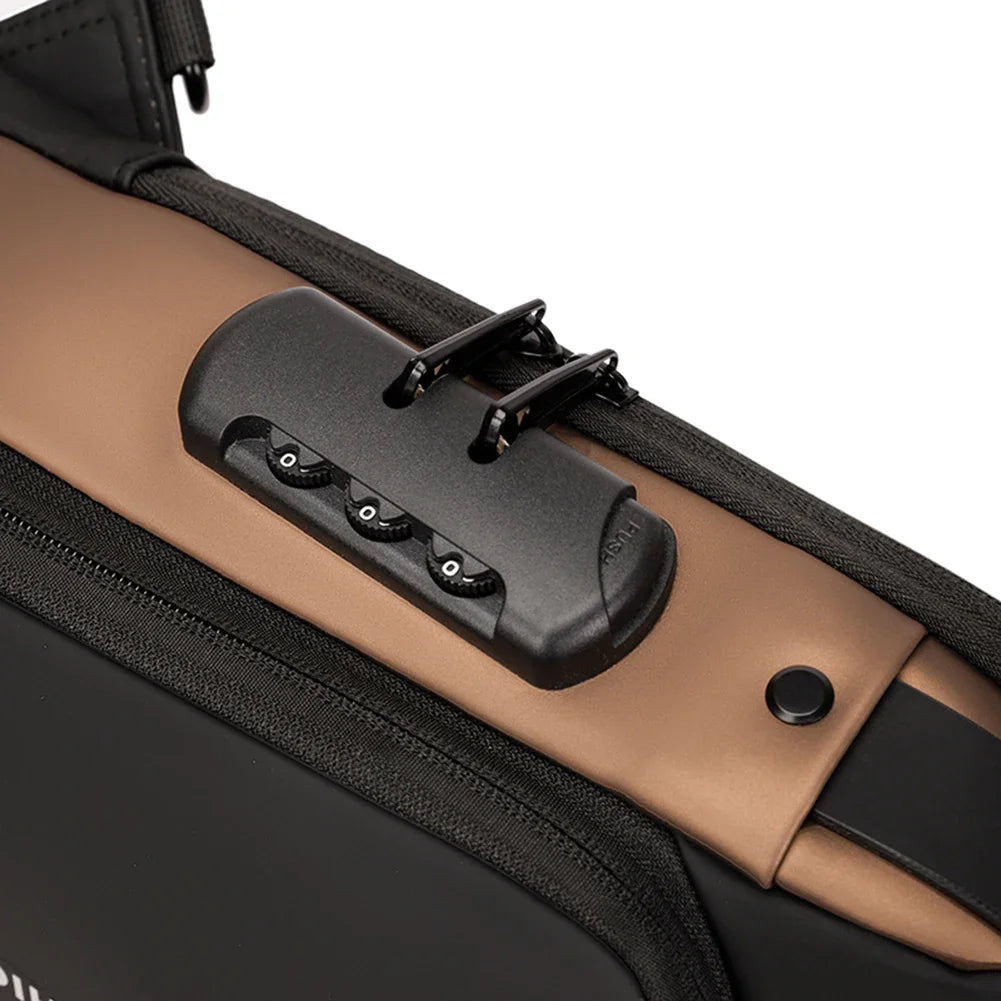 Anti-Theft USB Crossbody Sling | Urban Travel Chest Bag