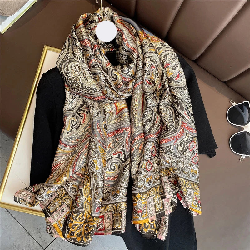 Luxury Multi-Use Travel Shawl | Scarf, Wrap, Blanket & Pillow in One