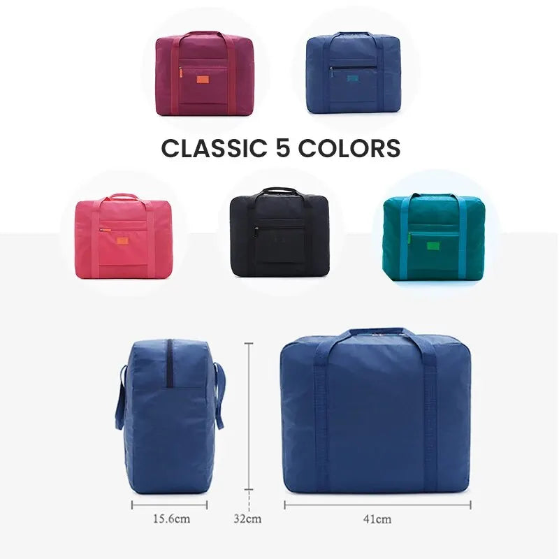 Foldable Travel Duffel Bag | Lightweight Carry-On & Weekender Tote