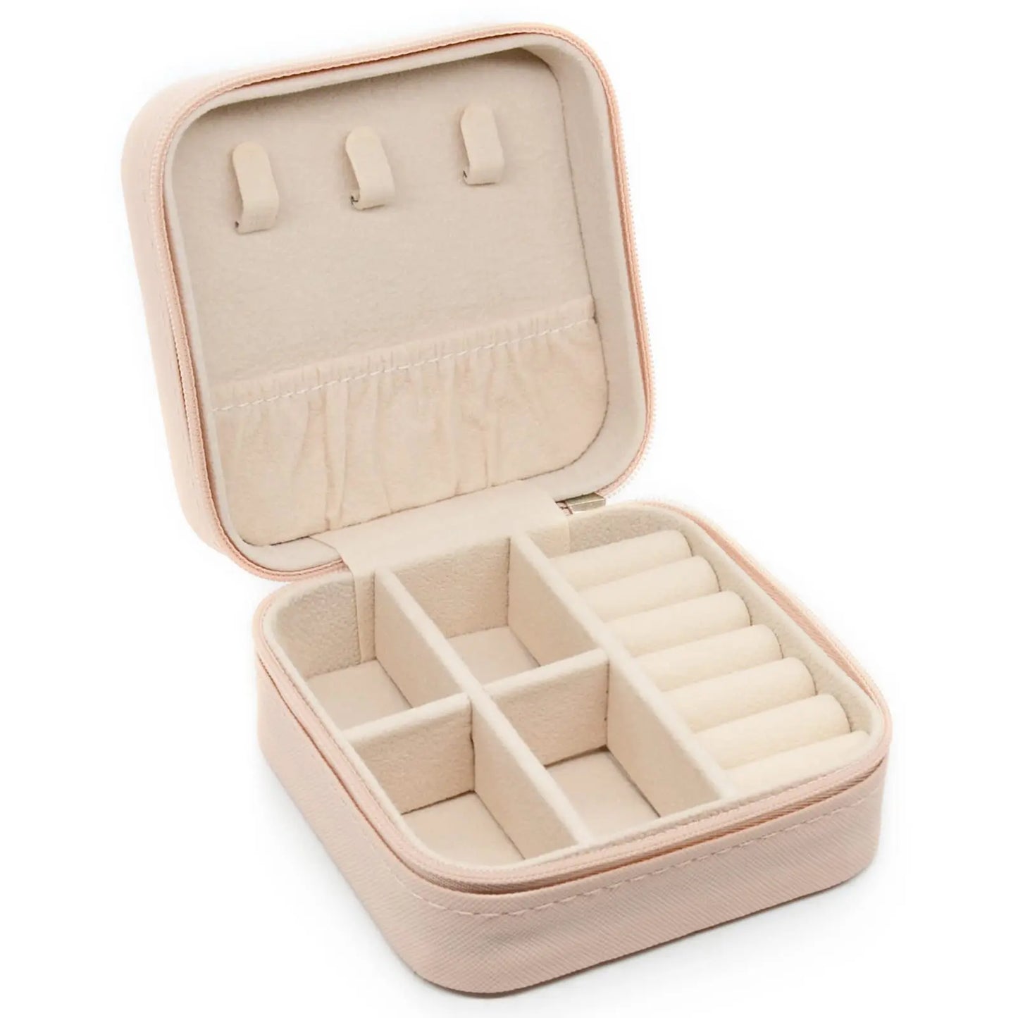 Mini Jewellery Storage Box | Portable PU Leather Travel Organiser Case