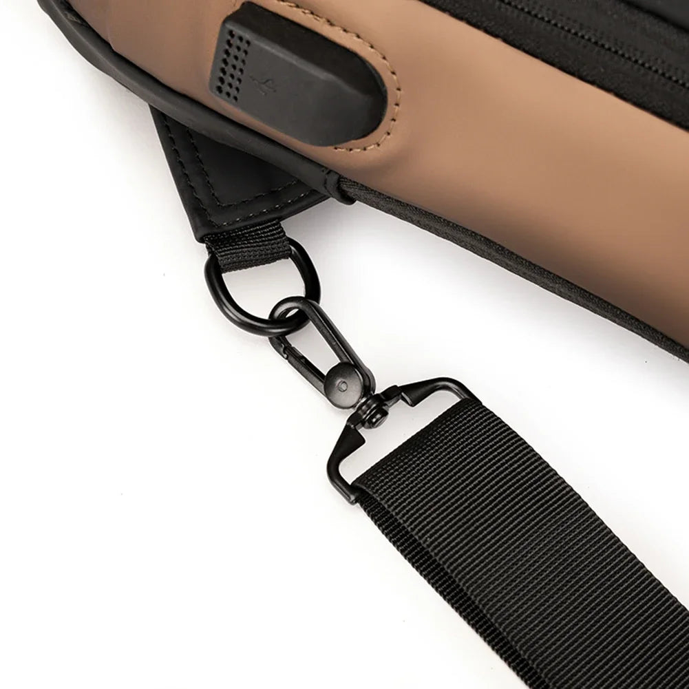 Anti-Theft USB Crossbody Sling | Urban Travel Chest Bag