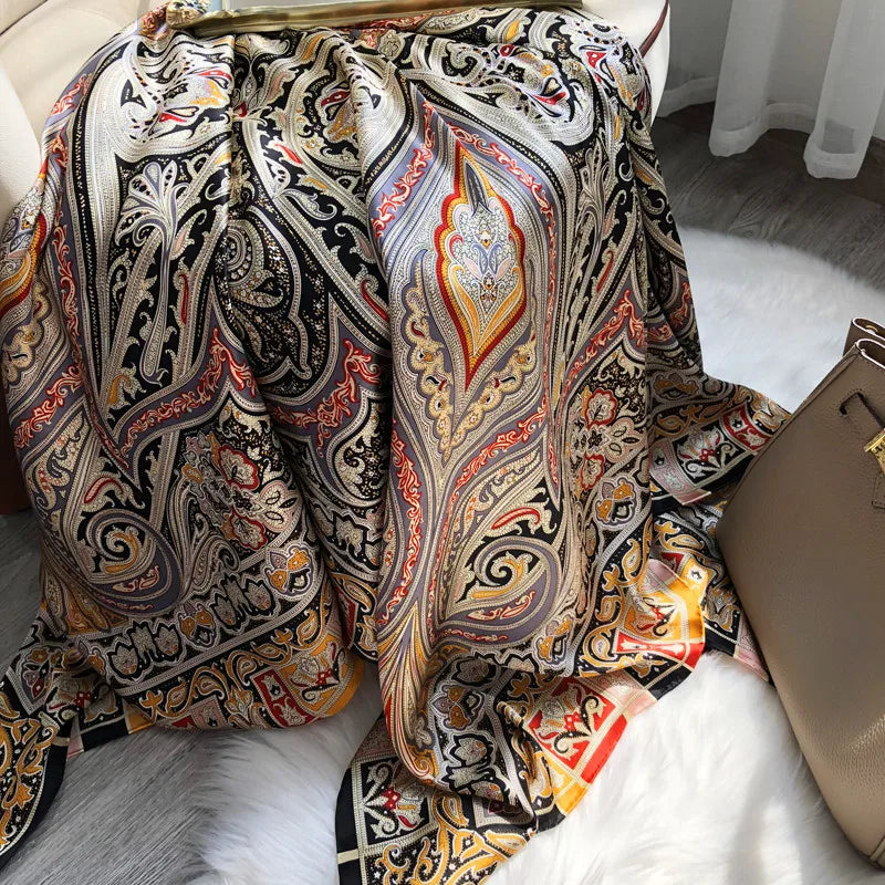 Luxury Multi-Use Travel Shawl | Scarf, Wrap, Blanket & Pillow in One