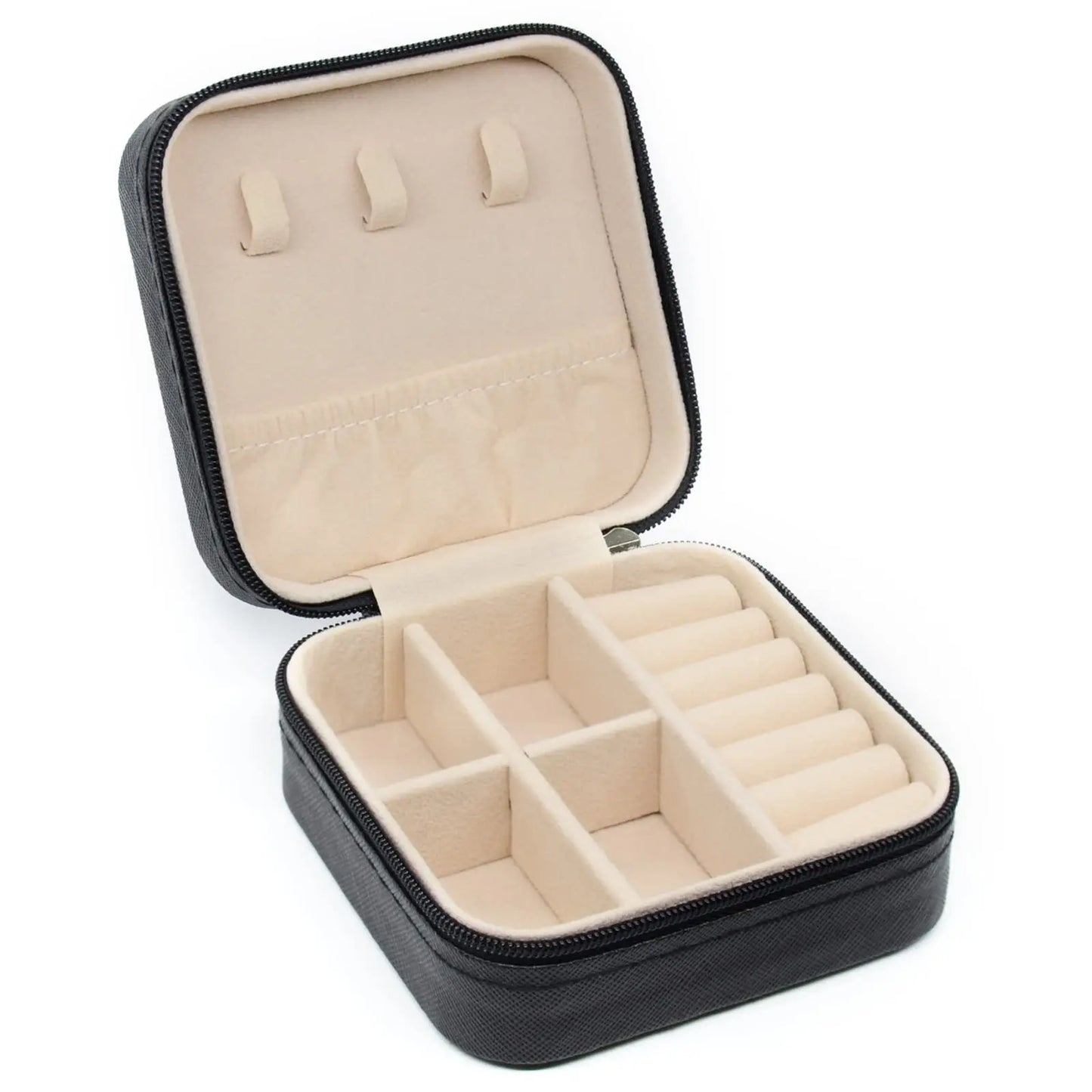 Mini Jewellery Storage Box | Portable PU Leather Travel Organiser Case