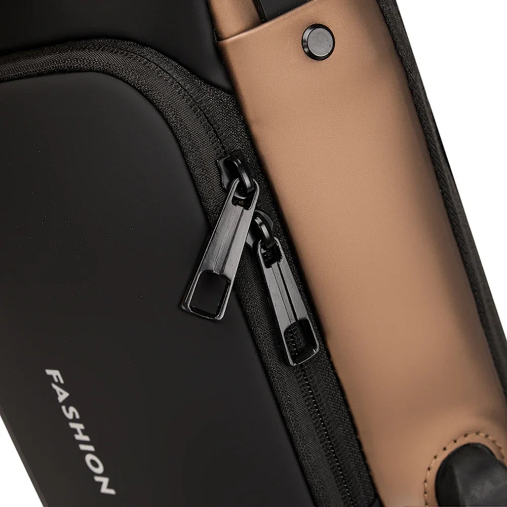 Anti-Theft USB Crossbody Sling | Urban Travel Chest Bag