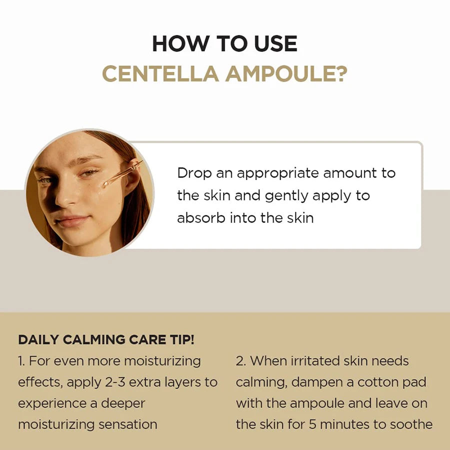 Centella Facial Ampoule | Soothing Serum for Sensitive Skin