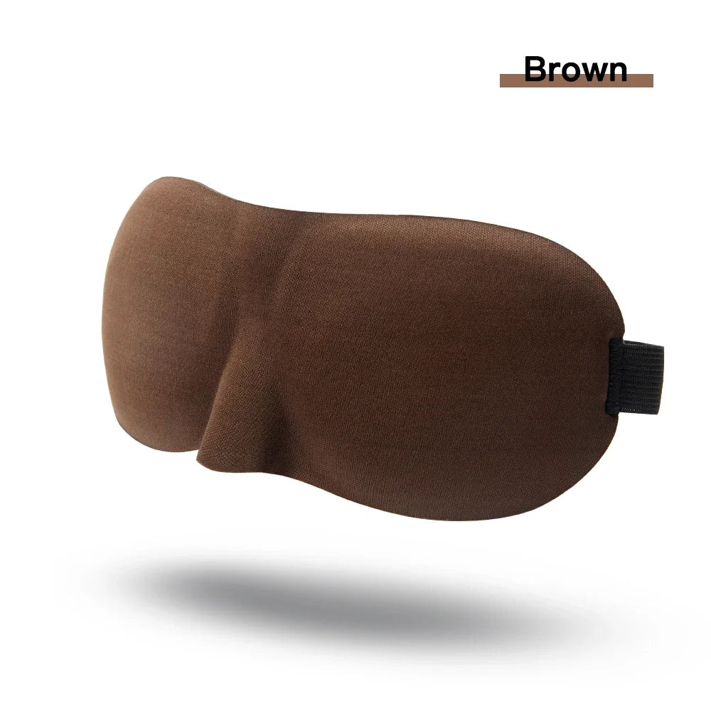 Ergonomic Sleep Mask | Light-Blocking Eye Cover for Travel & Lash Extension Safe