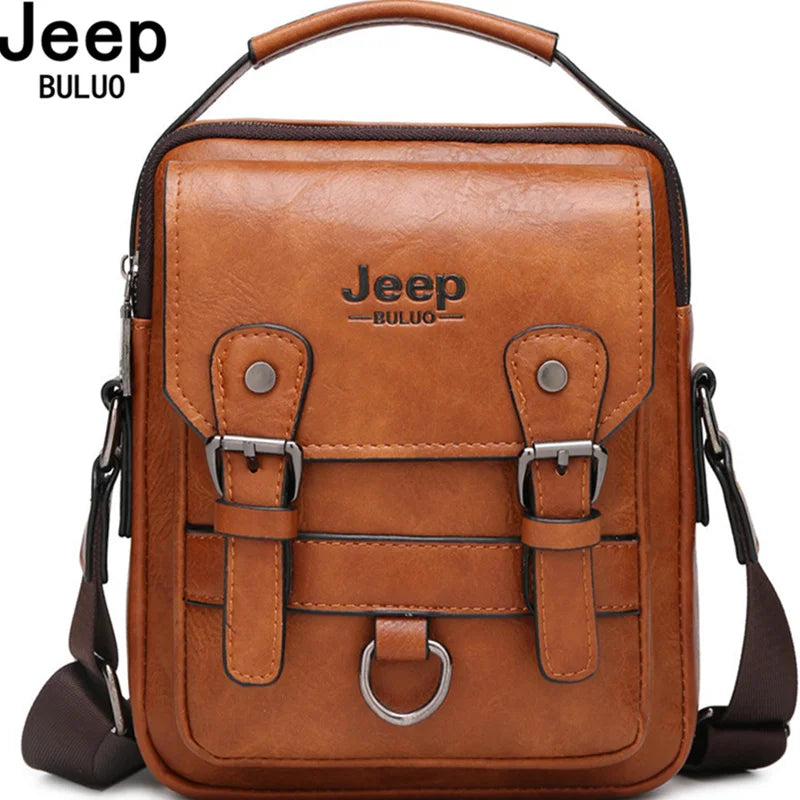 Genuine Leather Crossbody Travel / Work Bag