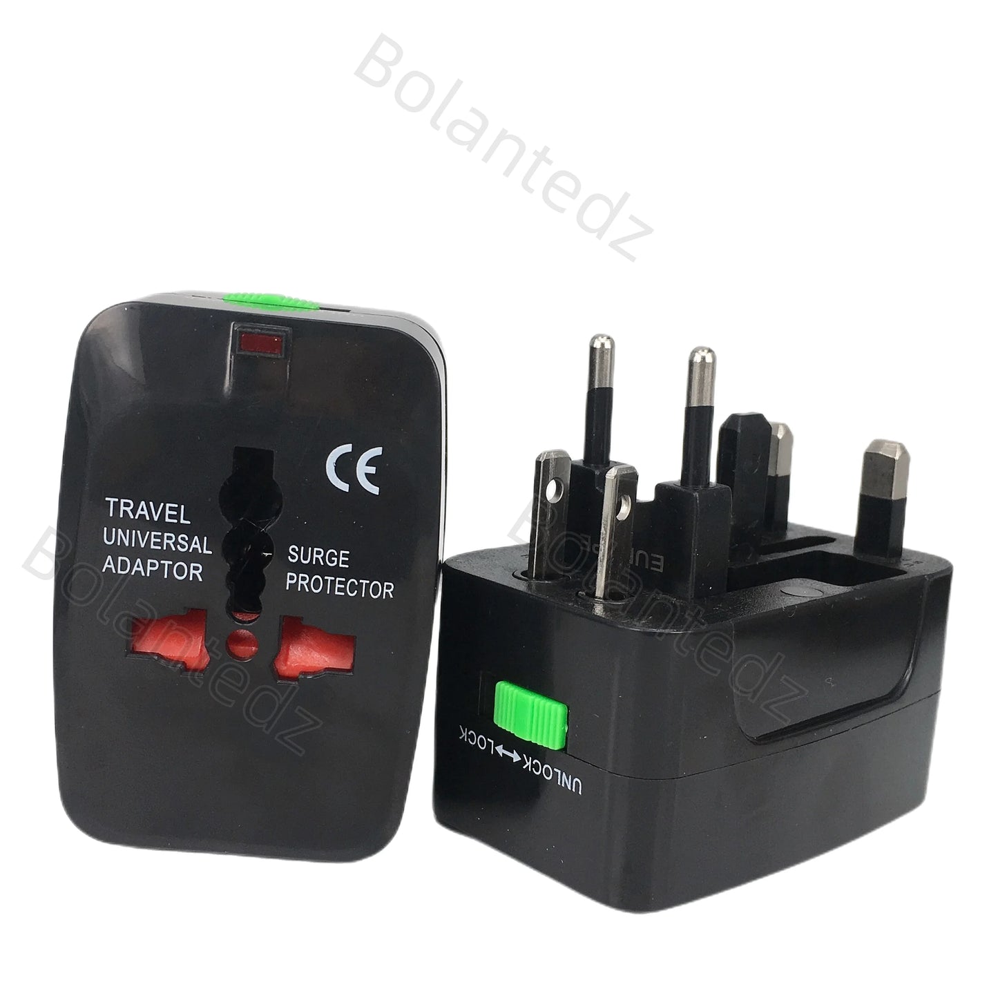 All-in-One Universal Travel Adapter | 2 USB + 1 Type-C | AU/US/UK/EU Plug