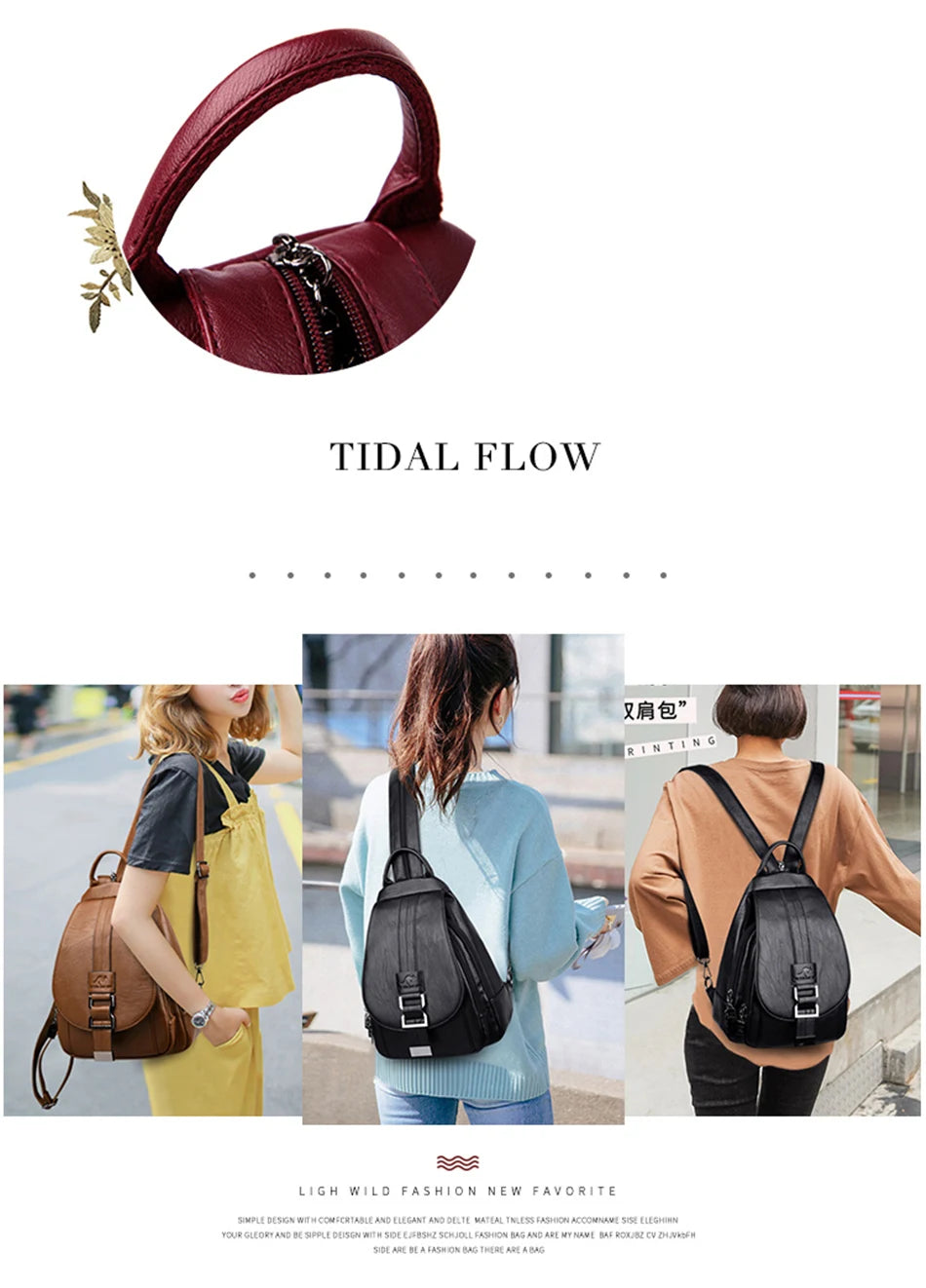 Convertible Leather Backpack | Crossbody & Shoulder Bag in One