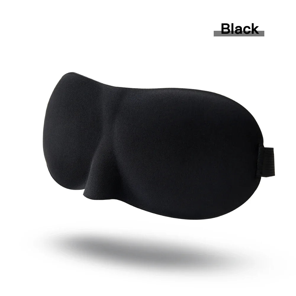 Ergonomic Sleep Mask | Light-Blocking Eye Cover for Travel & Lash Extension Safe
