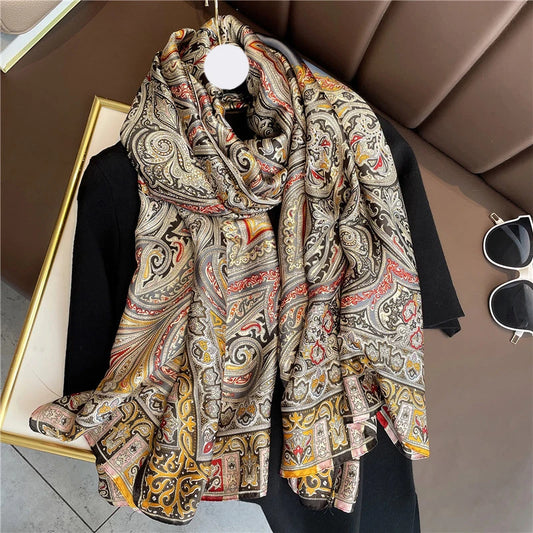 Luxury Multi-Use Travel Shawl | Scarf, Wrap, Blanket & Pillow in One