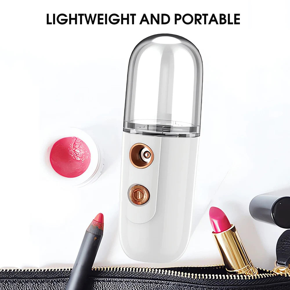 Mini Nano Facial Steamer | Portable Hydrating Face Mist & Humidifier