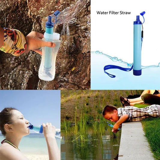 Portable Water Purifier for Travel, Camping & Hiking | Emergency Outdoor Filter