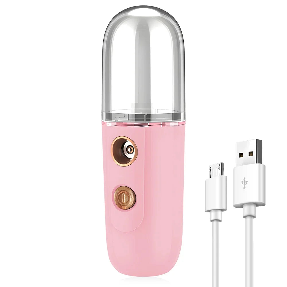 Mini Nano Facial Steamer | Portable Hydrating Face Mist & Humidifier
