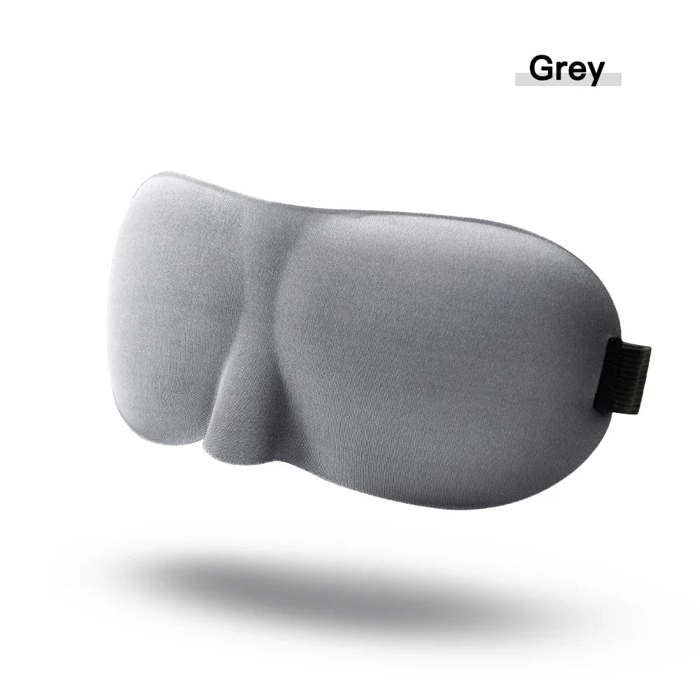 Ergonomic Sleep Mask | Light-Blocking Eye Cover for Travel & Lash Extension Safe