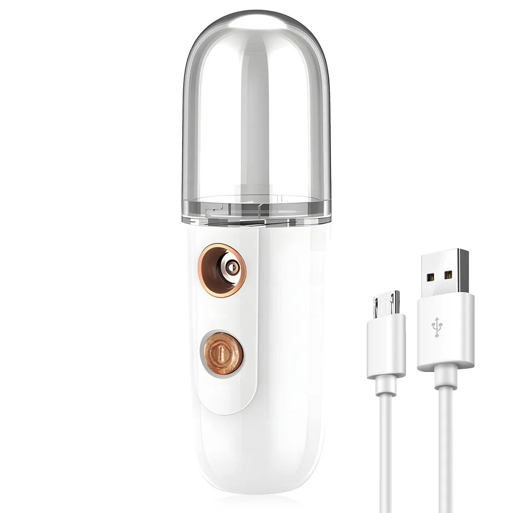 Mini Nano Facial Steamer | Portable Hydrating Face Mist & Humidifier