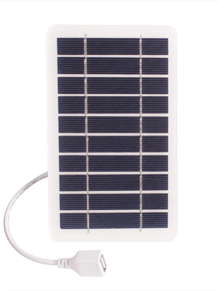 Mini Portable Solar Panel Charger | 2W 5V Outdoor USB Charging Plate