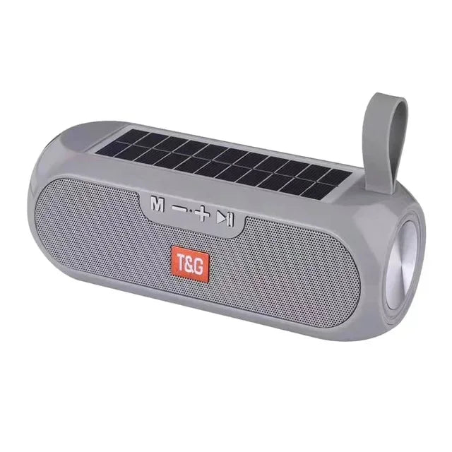 Solar Bluetooth Speaker | Wireless Outdoor Speaker with FM Radio, Mic & Waterproof Design
