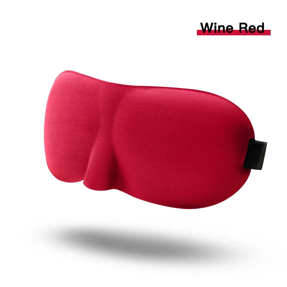 Ergonomic Sleep Mask | Light-Blocking Eye Cover for Travel & Lash Extension Safe