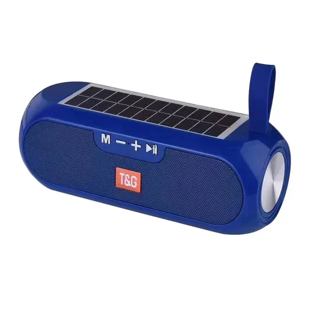 Solar Bluetooth Speaker | Wireless Outdoor Speaker with FM Radio, Mic & Waterproof Design