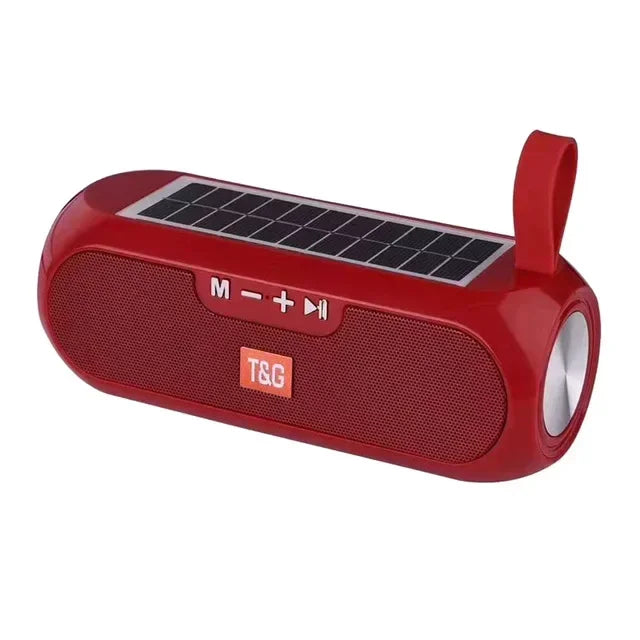 Solar Bluetooth Speaker | Wireless Outdoor Speaker with FM Radio, Mic & Waterproof Design